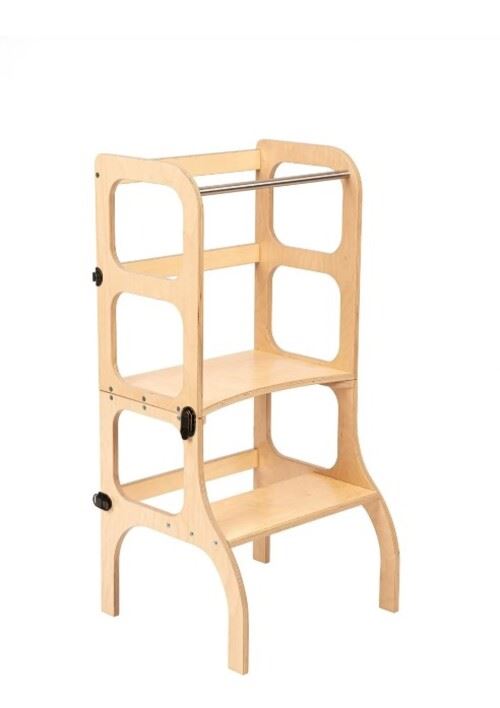 Non Communiqué Multicolore Tour D'apprentissage - Table Step'n'sit Bois Fermoirs Laiton