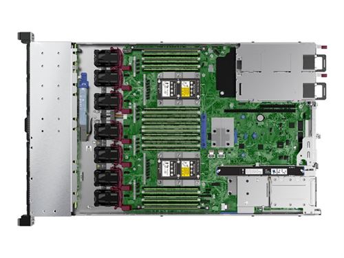 HPE ProLiant DL360 Gen10 - Serveur - Montable sur rack - 1U - 2 voies - 1 x Xeon Silver 4210R / 2.4 GHz - RAM 32 Go - SATA/SAS - hot-swap 2.5" baie(s) - aucun disque dur - Gigabit Ethernet - Aucun SE fourni - moniteur : aucun