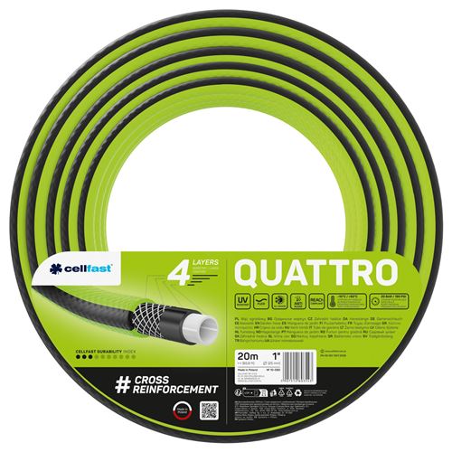 Non Communiqué Cellfast Quattro 1'' 20M Tuyau D'arrosage 4 Plis