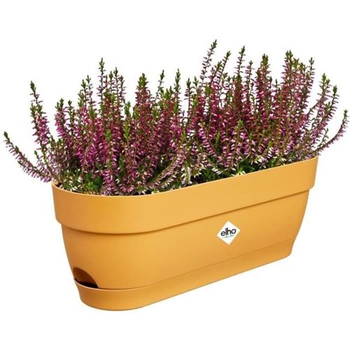 Planteur rectangle VIBIA - Plastique - Réservoir - Ø50 - Rose Poussiere