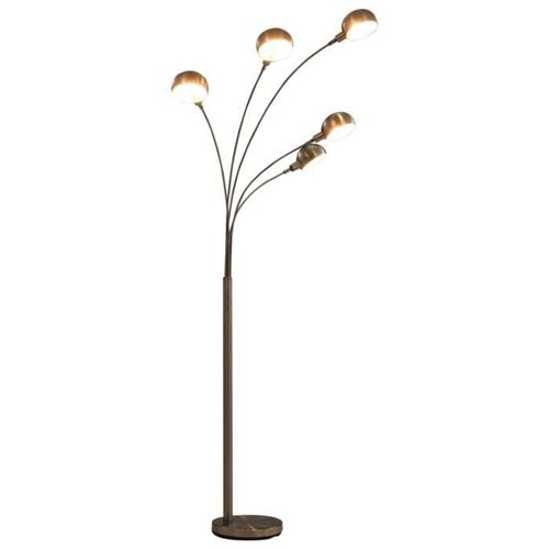 vidaXL Lampadaire Lampe sur Pied Lampe de Sol Lampe à Arc Lumière Eclairage Salon Chambre à Coucher Maison Intérieur 200 cm 282417