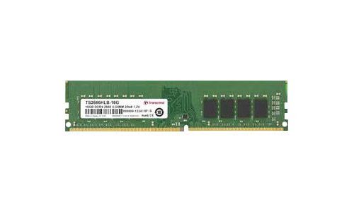 Transcend Branded - DDR4 - module - 16 Go - DIMM 288 broches - 3200 MHz / PC4-25600 - CL22 - 1.2 V - mémoire sans tampon - non ECC