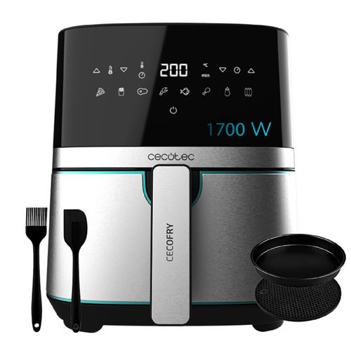 Friteuse sans huile Cecofry Full Inox 5500 Pro avec accessoires Cecotec
