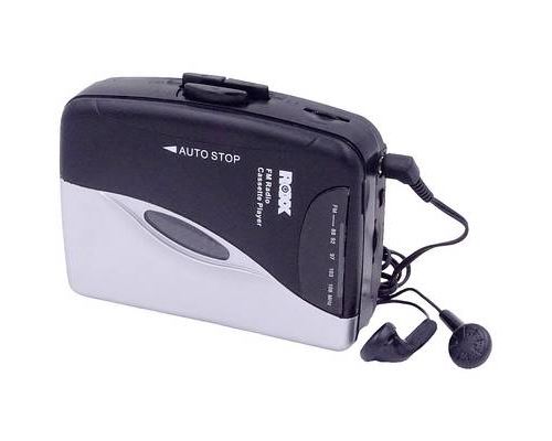 Lecteur de cassettes portable Roxx PCP 300 noir,argent