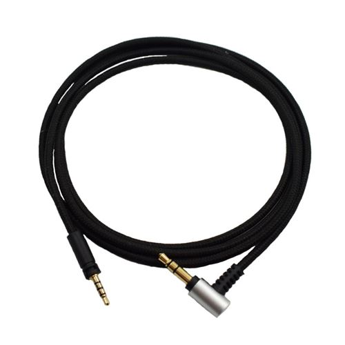 Câble Interface MMCX audio pour casque Sennheisers HD4.30 HD4.40BT HD4.50BTNC Noir
