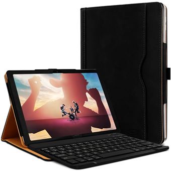 1€24 sur Housse Etui Folio avec Clavier AZERTY Universel Tablette 10'' -  Noir - Fonction support - Housse Tablette - Achat & prix