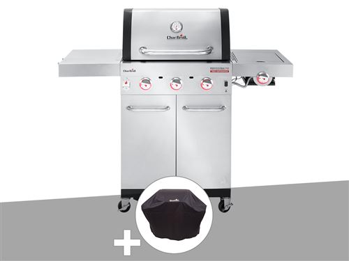 Non Communiqué Barbecue À Gaz Professional Pro S 3 + Housse De Protection - Char-Broil
