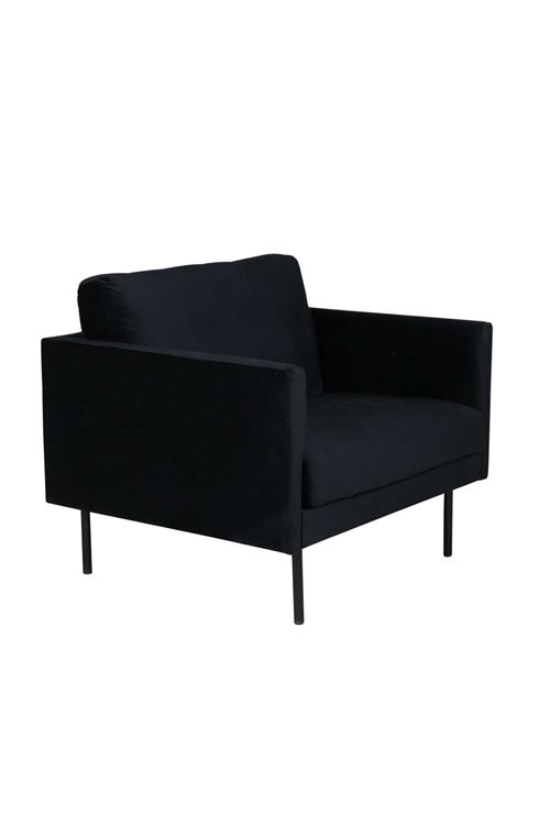 Non Communiqué Noir Zoom Fauteuil