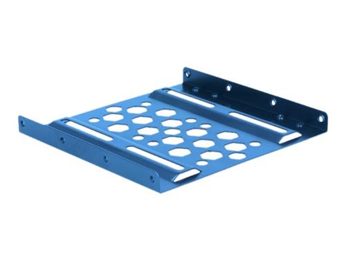 Delock Installation Frame - Adaptateur pour baie de stockage - 3,5 à 2,5 - bleu