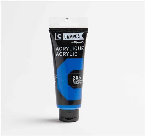 Campus by Raphael 385 - Peinture - peinture acrylique - bleu primaire - 100 ml