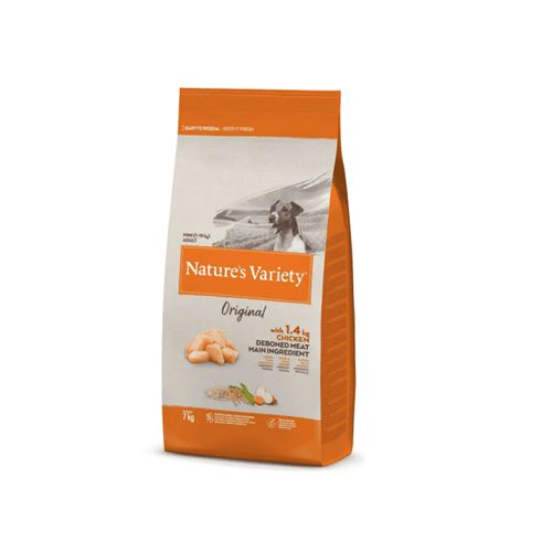 Croquette chien nv sel mini adult poulet 7kg NATURE'S VARIETY 927140