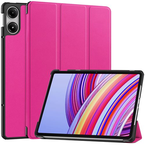 Xeptio Rose Etui Smartcover Pour Xiaomi Redmi Pad Pro - Housse Coque De Protection Redmi Pad 10,61 Pouces - Neuf - Image 3