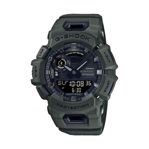 Non Communiqué Homme Vert Montre Casio G-Shock G-Squad Noir (Ø 51 Mm)