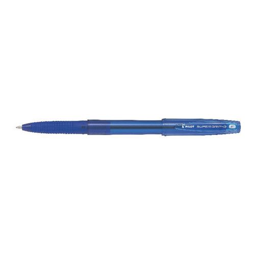 PILOT Stylo à bille SUPER GRIP G, avec capuchon, bleu