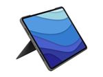 Logitech Combo Touch - Clavier et étui - avec trackpad - rétroéclairé - Apple Smart connector - QWERTZ - Suisse - graphite - pour Apple 11-inch iPad Pro (M4)