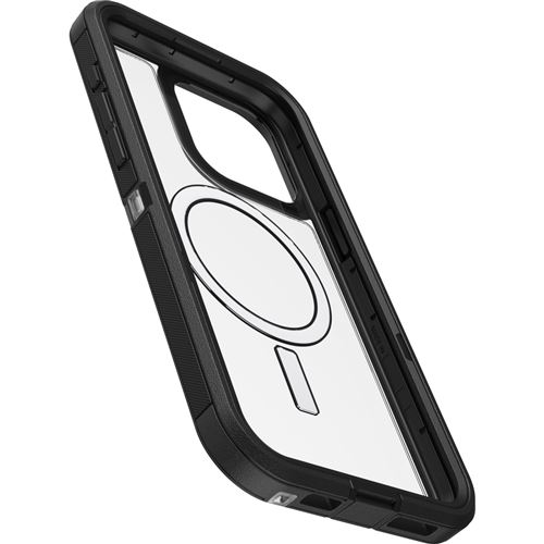 OtterBox Defender Series XT - Coque de protection pour téléphone portable - robuste - compatibilité avec MagSafe - polycarbonate, caoutchouc synthétique - côté obscur (clair / noir) - pour Apple iPhone 15 Pro Max