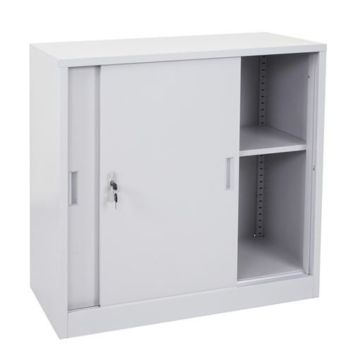 Mendler Gris Armoire De Bureau Boston - Image 2