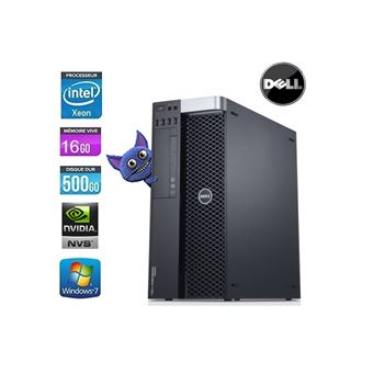 PC Tour Dell T1650 MT Ecran 27 Intel G2020 RAM 16Go SSD 240Go Windows 10 Wifi