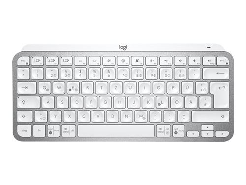 Logitech MX Keys Mini - Clavier - rétroéclairé - Bluetooth - QWERTY - Espagnol - gris pâle