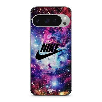 Coque Google Pixel 9 Pro nike logo noir stylé Rose Vif Violet Bleu Maniacase - 1