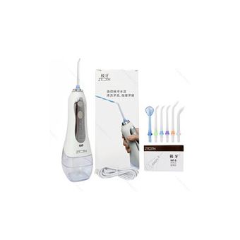 Irrigateur oral portatif de charge d'usb de 300 ml 3 modes d'hydropulseur dentaire sans fil avec la pointe de 6 jets - 1