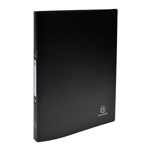 EXACOMPTA Classeur souple, PP, 2 anneaux, A4, noir