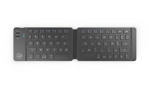 Mobility Lab - Clavier - pliable - sans fil - Bluetooth 5.0 - AZERTY - noir - boîte