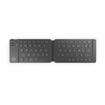 Clavier Sans Fil Mobility Lab AZERTY - Pavé Numérique, Touches Plates Silencieuses - Récepteur USB/USB-C - Noir