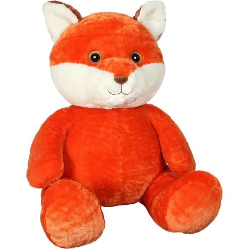 Non Communiqué Orange Peluche - Renard 80 Cm
