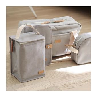 Pochette repas isotherme pearl grey Autre accessoire repas b b