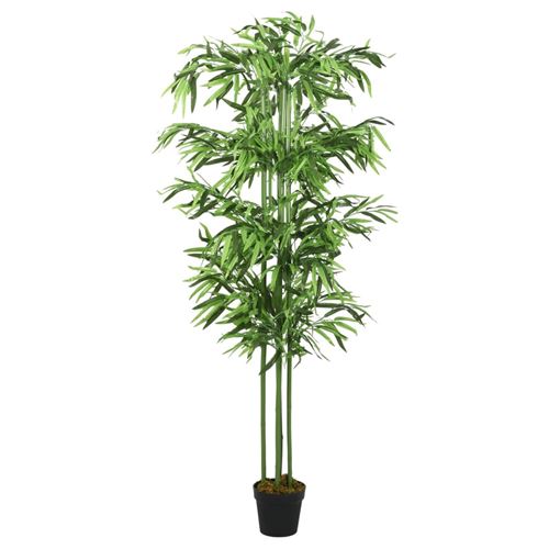 VidaXL Bambou artificiel 576 feuilles 150 cm vert