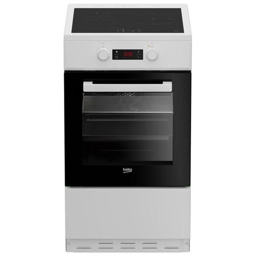 Beko Blanc Cuisiniere Induction - Fsm58301wc - 3 Feux - 0,92 Kwh/Cycle - 50Cm - Neuf - Image 4