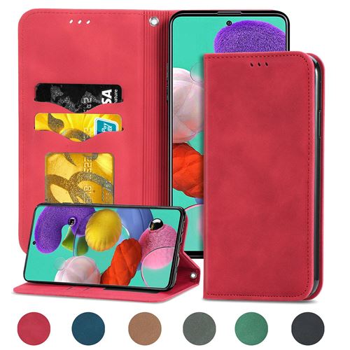 MPFRANCE Housse pour OnePlus 9 Rouge [Velours]