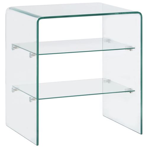 Vidaxl Table Basse Verre Trempé 50X40x56 Cm - Image 3