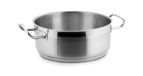 Non Communiqué Inox Lacor Marmite Basse - Rondeau Induction En 18/10 - Ø 40 Cm Eco Chef