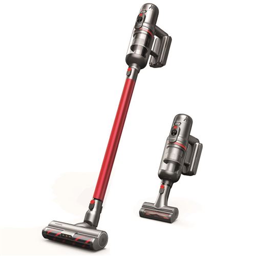 Aspirateur balai sans fil Puppyoo&reg; T12 HOME 120x26x25 Rouge