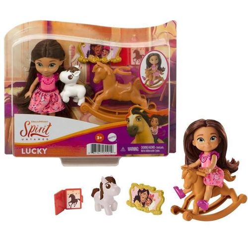 SPIRIT Lucky Petite Fille (10 cm) et accessoires