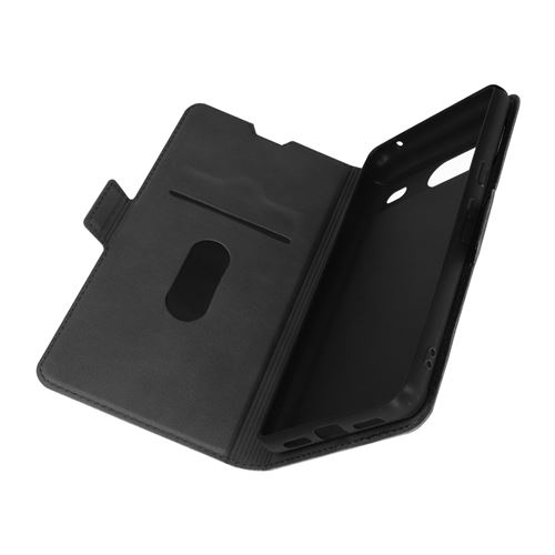 Avizar Etui Noir Google Pixel 7 Effet Cuir avec Portefeuille Support Vidéo