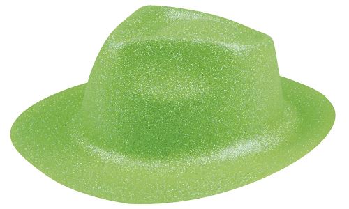 Boland chapeau Sparkle unisexe néon vert taille unique