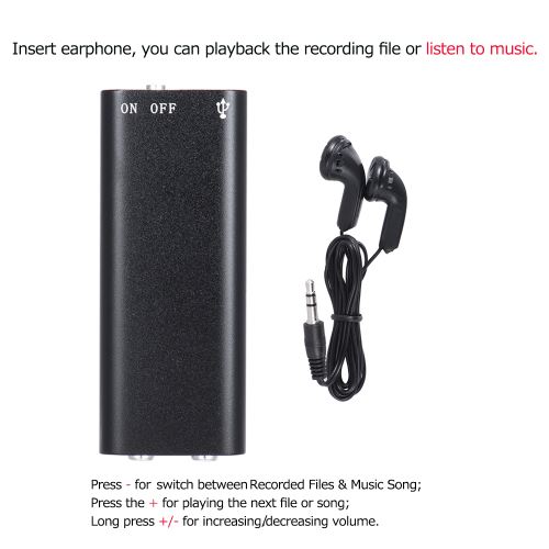 22€53 sur Mini 8 Go USB Enregistreur vocal audio numérique Dictaphone  Lecteur MP3 - Dictaphone - Achat & prix