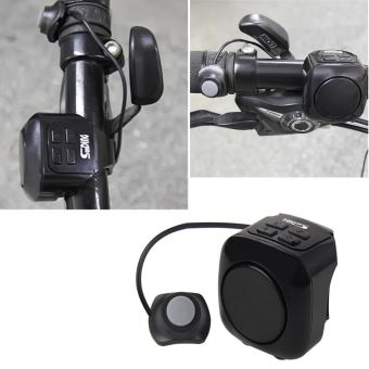 Sonnette de Vélo Électrique, Klaxon Velo Électronique Imperméable avec  Alarme Antivol Accessoires pour Vélo électrique pour Mountain Road Bike BMX
