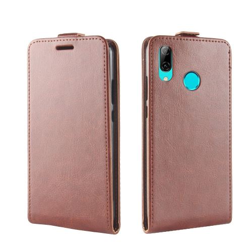 Etui en PU crazy horse flip vertical marron pour votre Huawei Y7 (2019)