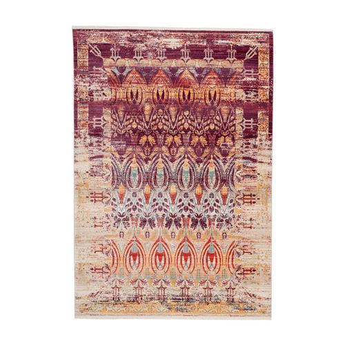 Non Communiqué Multicolore Tapis Vintage À Franges "Baroque Iv" 80 X 150 Cm - Image 1
