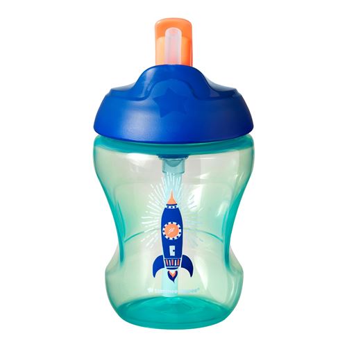 Tasse d'apprentisage à paille bébé et enfant Tommee Tippee Bleu