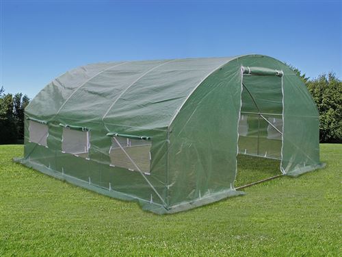 Serre Tunnel 4x4x2m, 16m², Vert