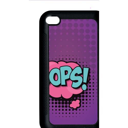 Coque Apple Ipod Touch 4 Oops Fond Mauve