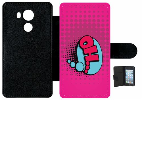 Etui À Rabat Huawei Mate 8 Oh Fond Rose