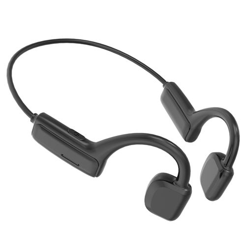 Écouteur Bluetooth Sans fil HIFI Conduction osseuse Stéréo-noir