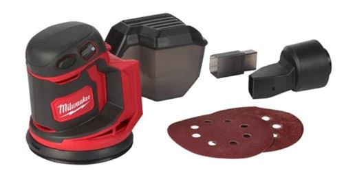 Ponceuse orbitale excentrique Milwaukee M18BOS125-0 125 mm sans fil pour ponçage de précision - Image 5