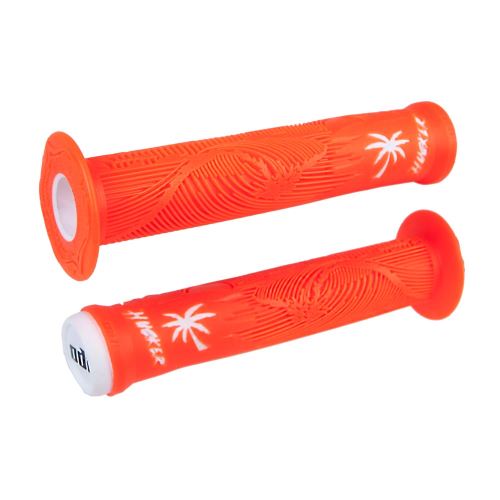ODI Hucker Signature poignées 160mm Orange/Blanc